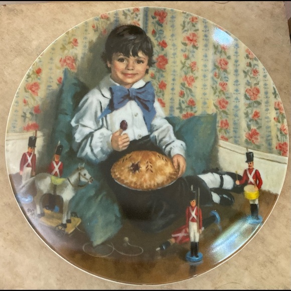 Bradford Exchange 1982 “Little Jack Horner” Collectible Plate NIB